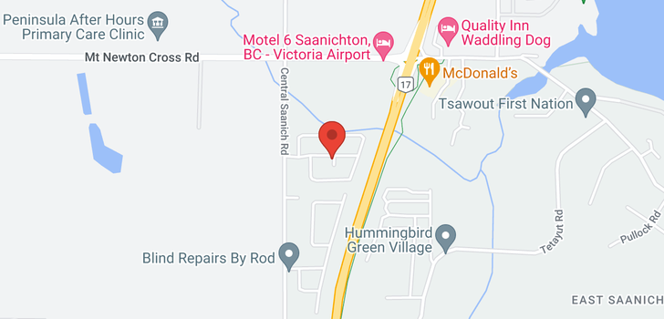 map of 28 7701 Central Saanich Rd